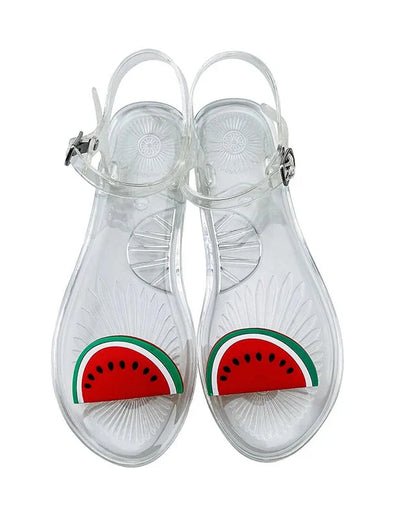Sandales femme PVC fruitées