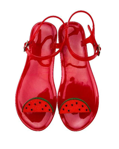 Sandales femme PVC fruitées