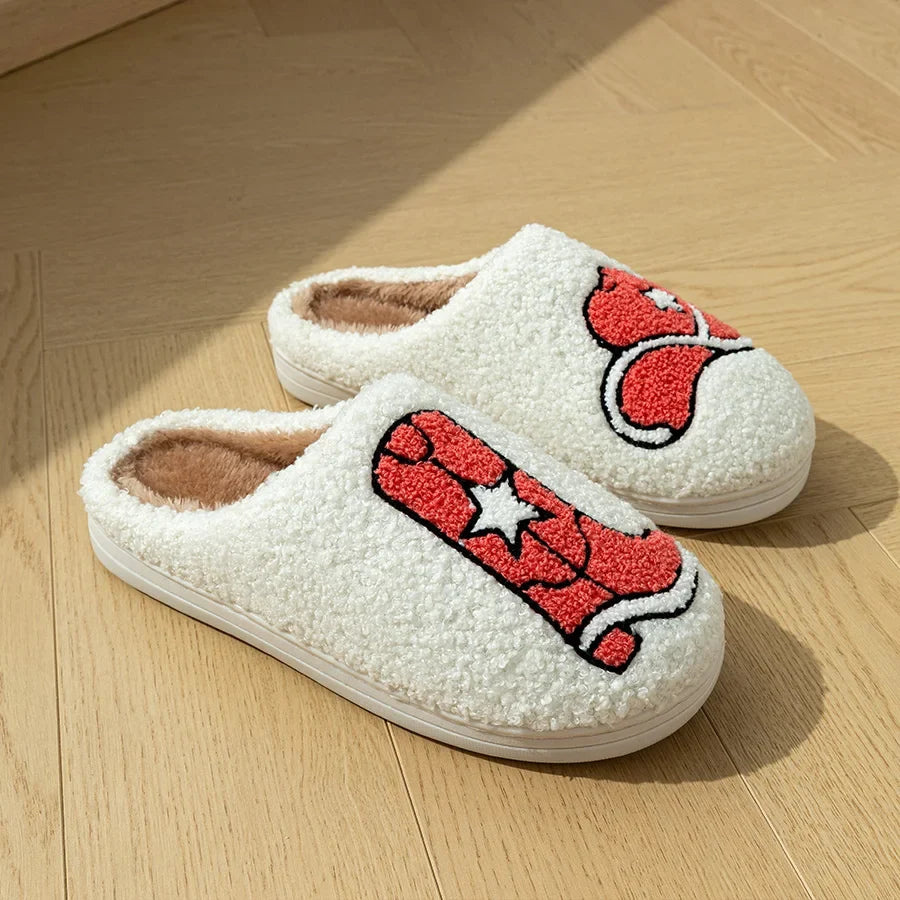 Chausson femme style cowgirl