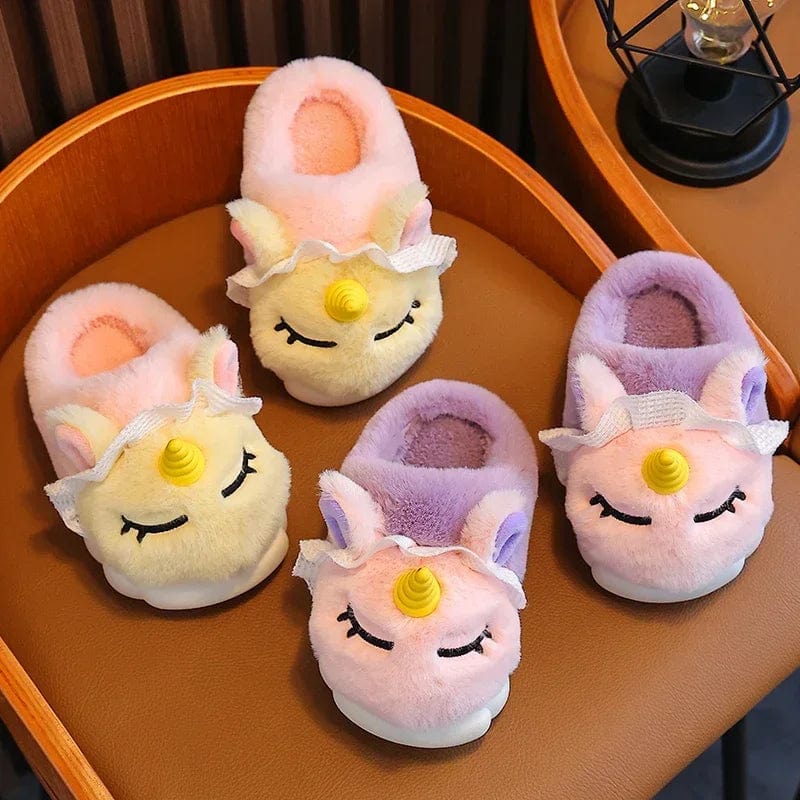 Chausson licorne enfant fille