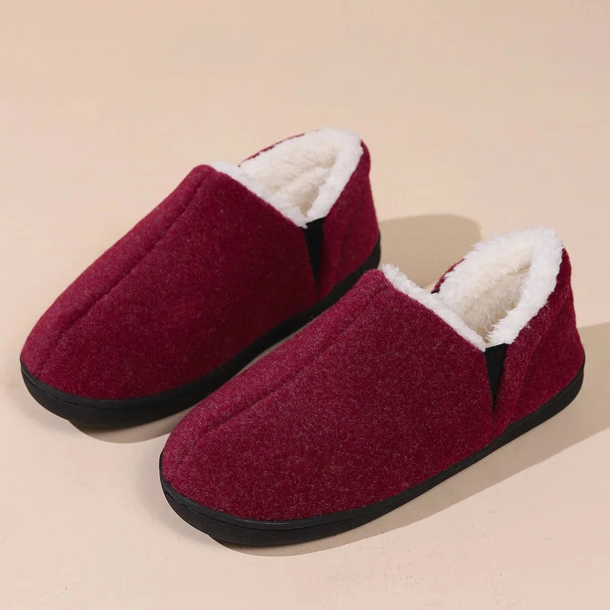 Chausson homme fourré