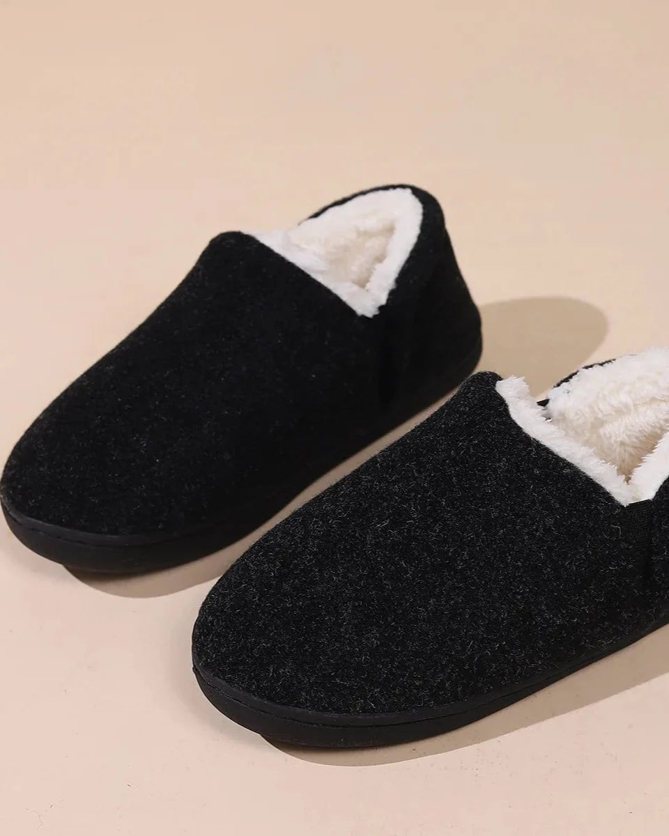 Chausson homme fourré