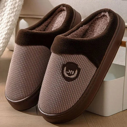 Chausson homme chaud fourrure