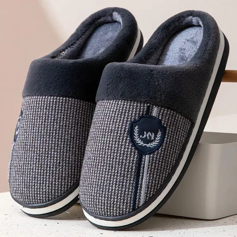 Chausson homme chaud fourrure