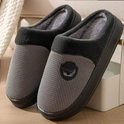 Chausson homme chaud fourrure