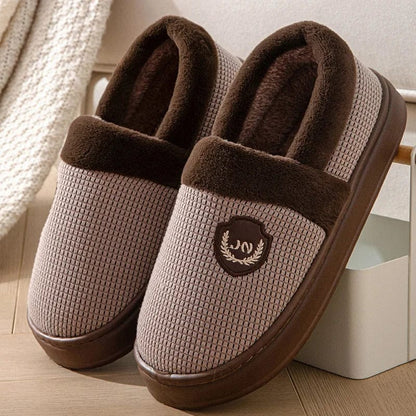 Chausson homme chaud fourrure