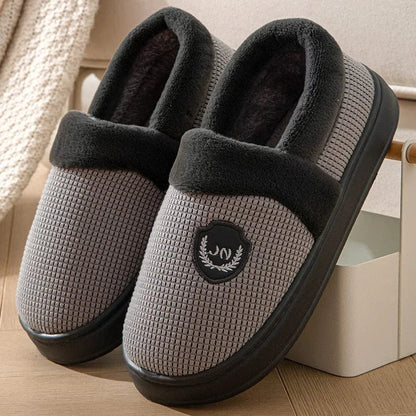 Chausson homme chaud fourrure