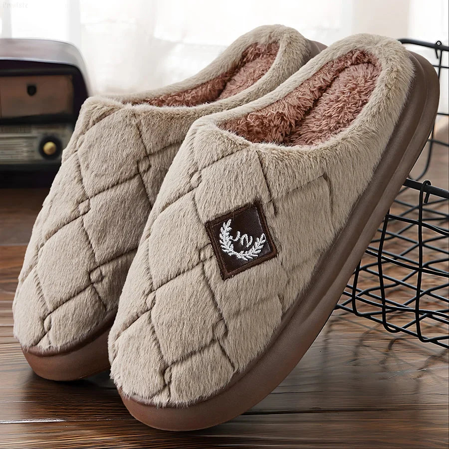 Chausson homme hiver doublé