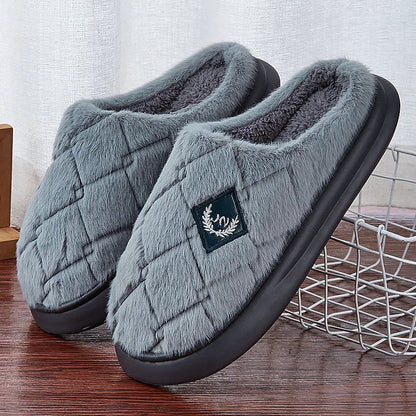 Chausson homme hiver doublé