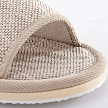 Chausson sandale homme tissu