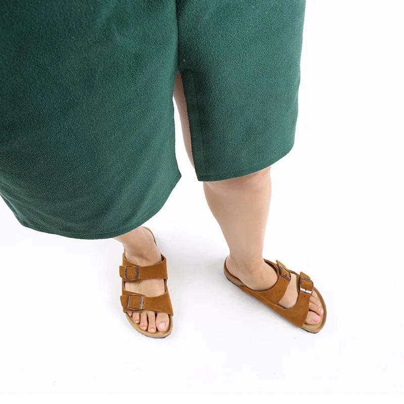 Sandales daim homme