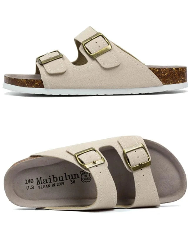 Sandales daim homme