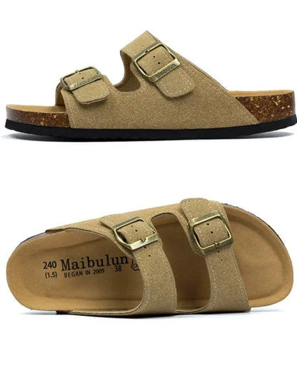 Sandales daim homme