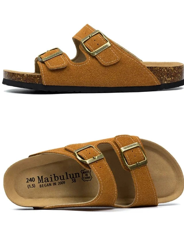 Sandales daim homme