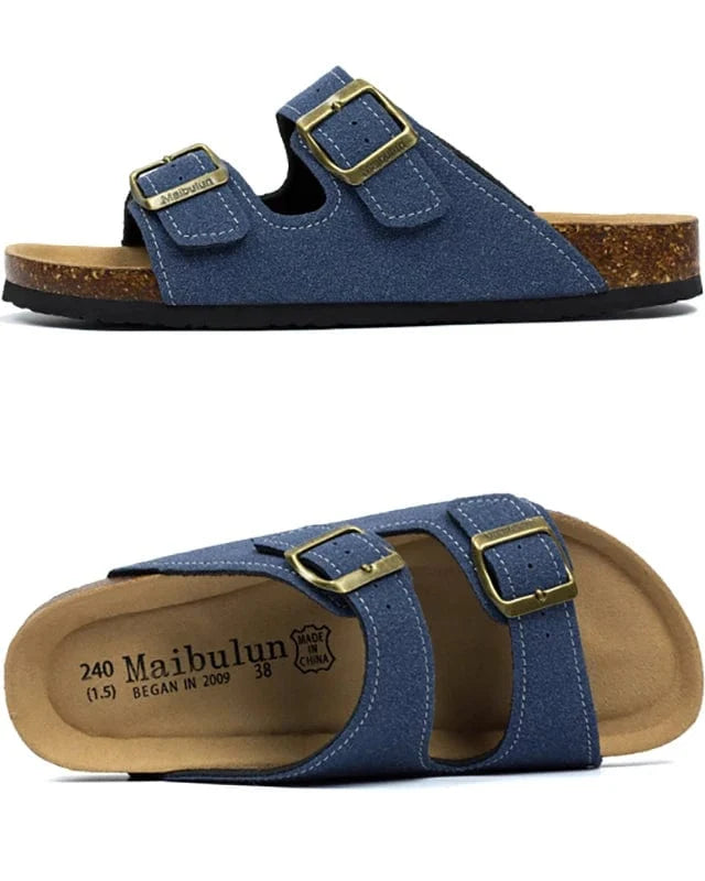 Sandales daim homme