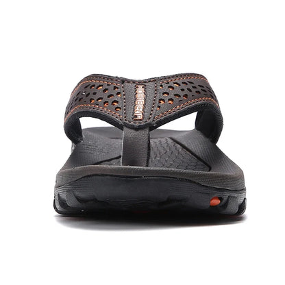 Tongs cuir pu homme