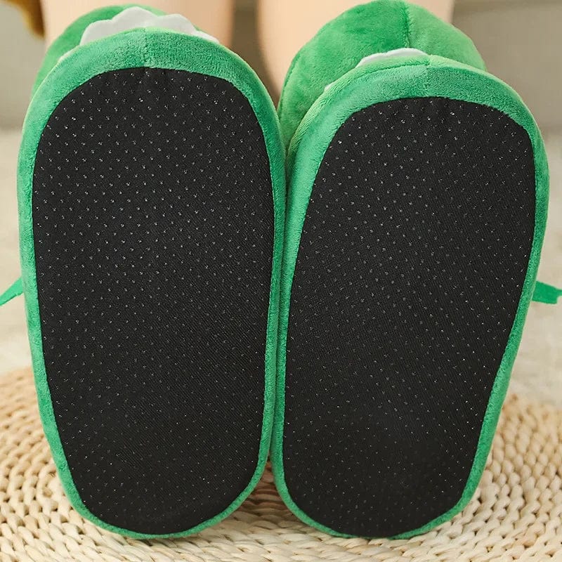 Chausson crocodile rigolo femme