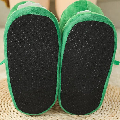 Chausson crocodile rigolo femme