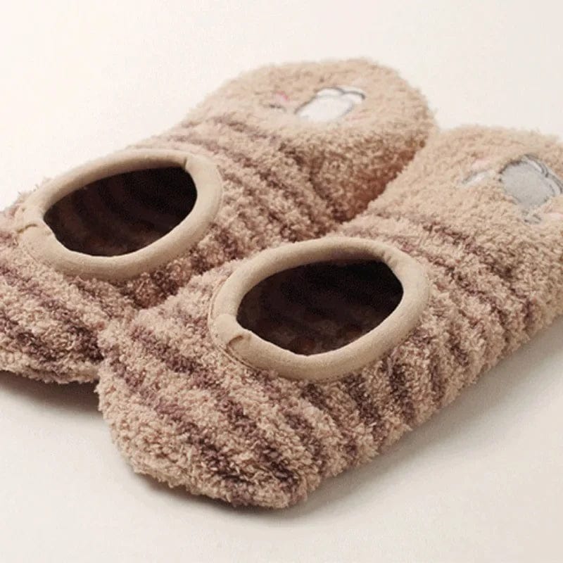 Chausson soquette femme