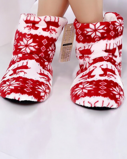 Chausson botte femme hiver