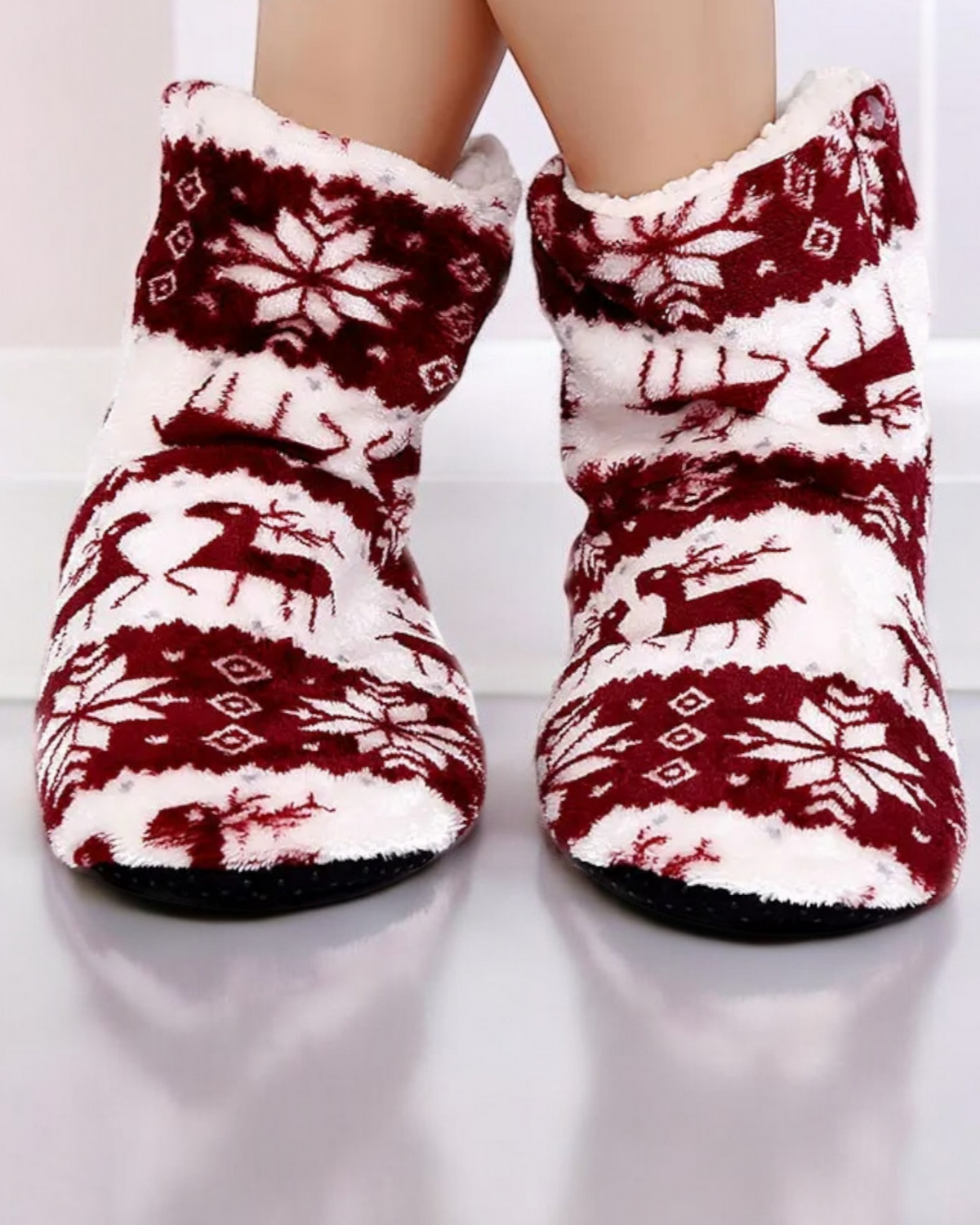 Chausson botte femme hiver