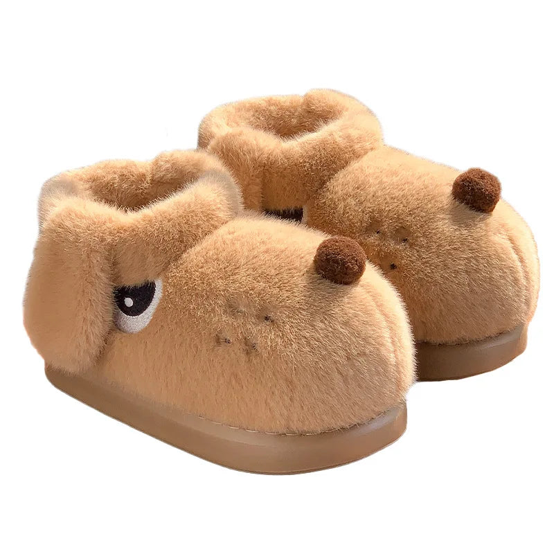 Chausson chien cartoon femme