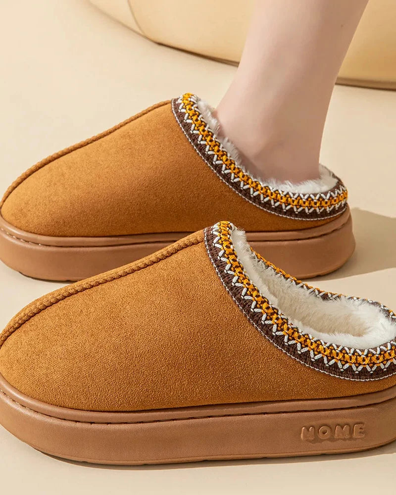 Chausson femme doublure chaude
