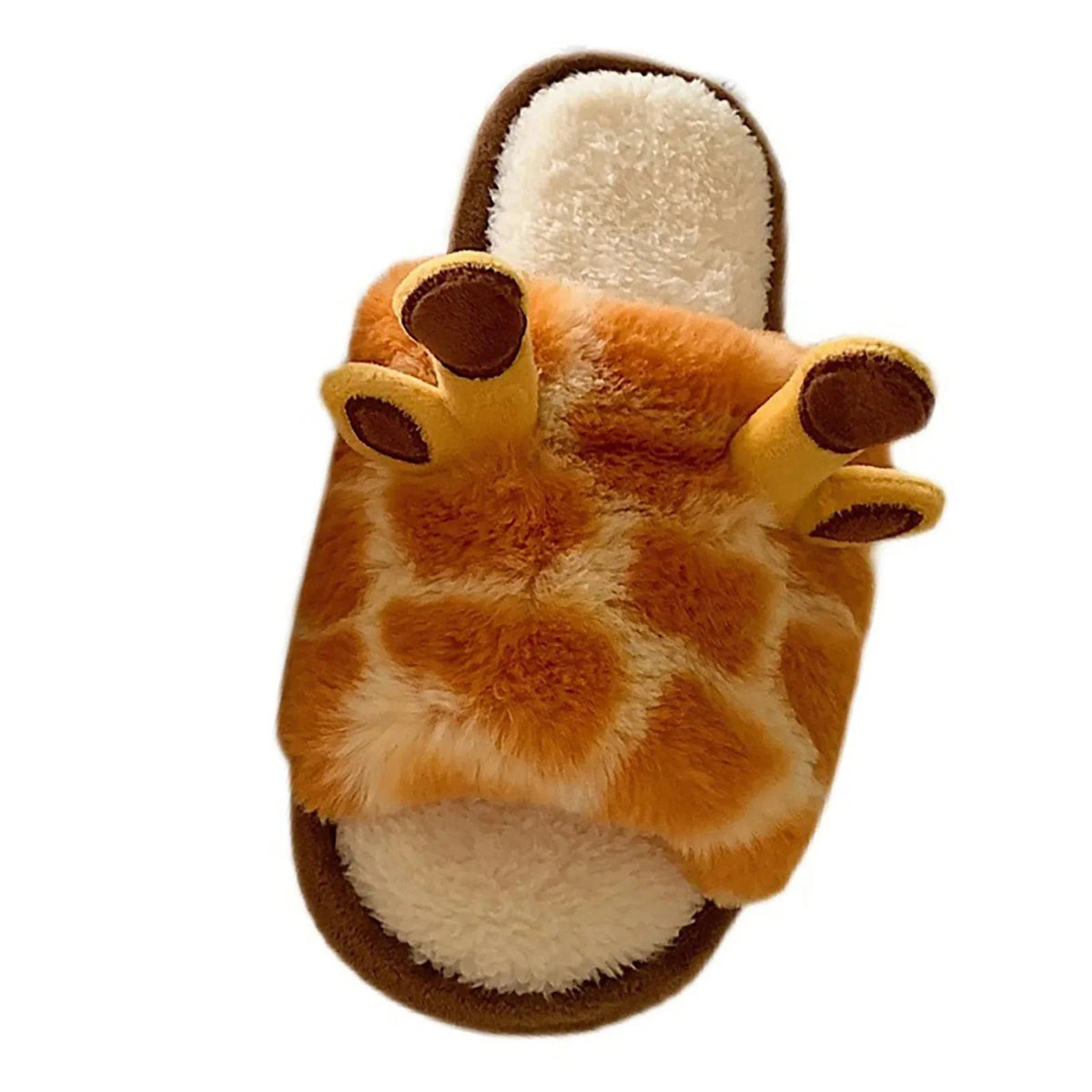 Chausson sandale girafe femme