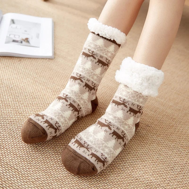 Chausson chaussette femme hiver