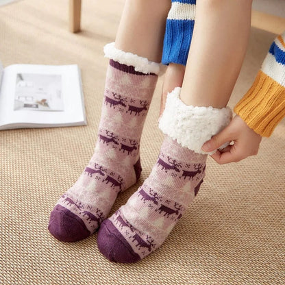 Chausson chaussette femme hiver