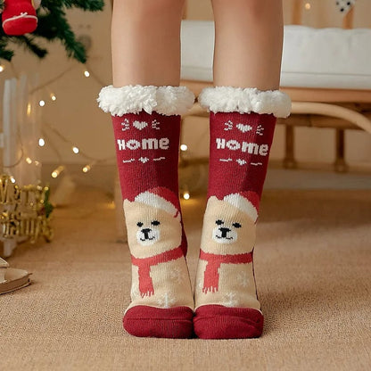 Chausson chaussette femme hiver