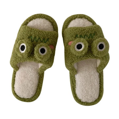 Chausson grenouille fausse fourrure