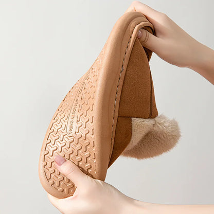 Chausson botte fourré femme