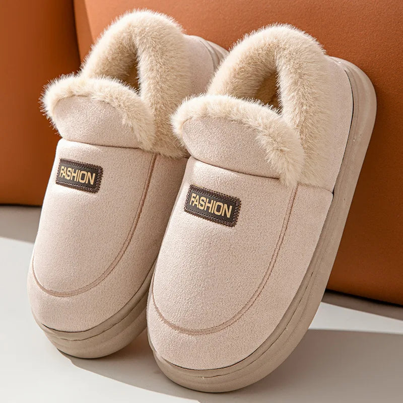 Chausson botte fourré femme