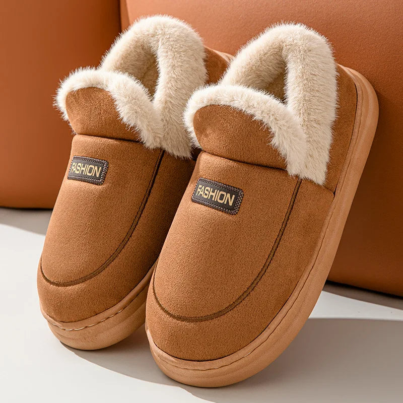 Chausson botte fourré femme