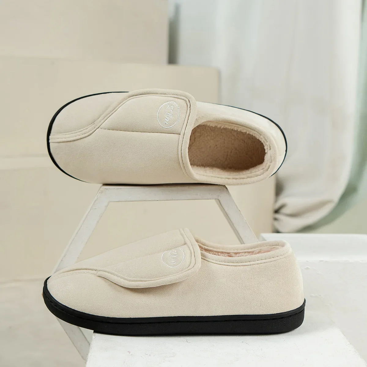 Chausson femme hiver fourré