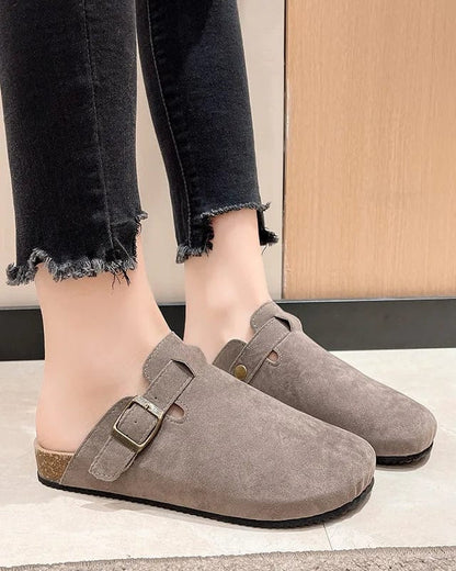 Chausson sabot daim