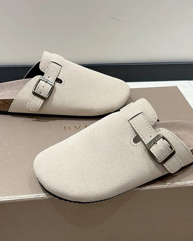 Chausson sabot daim