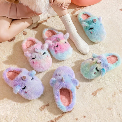 Chausson licorne femme hiver