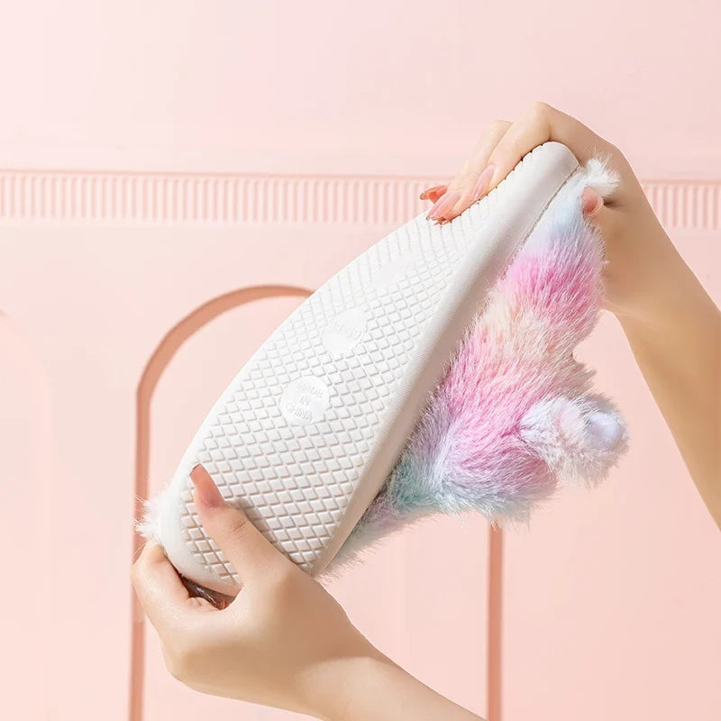 Chausson licorne femme hiver