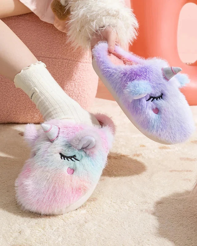 Chausson licorne femme hiver