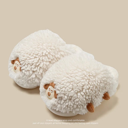 Chausson mouton femme