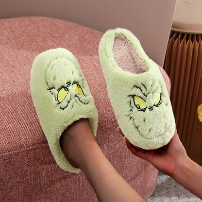 Chausson monstre vert noel