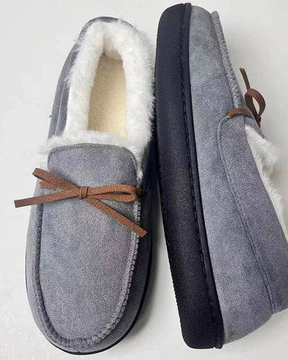 Chausson fausse fourrure unisexe
