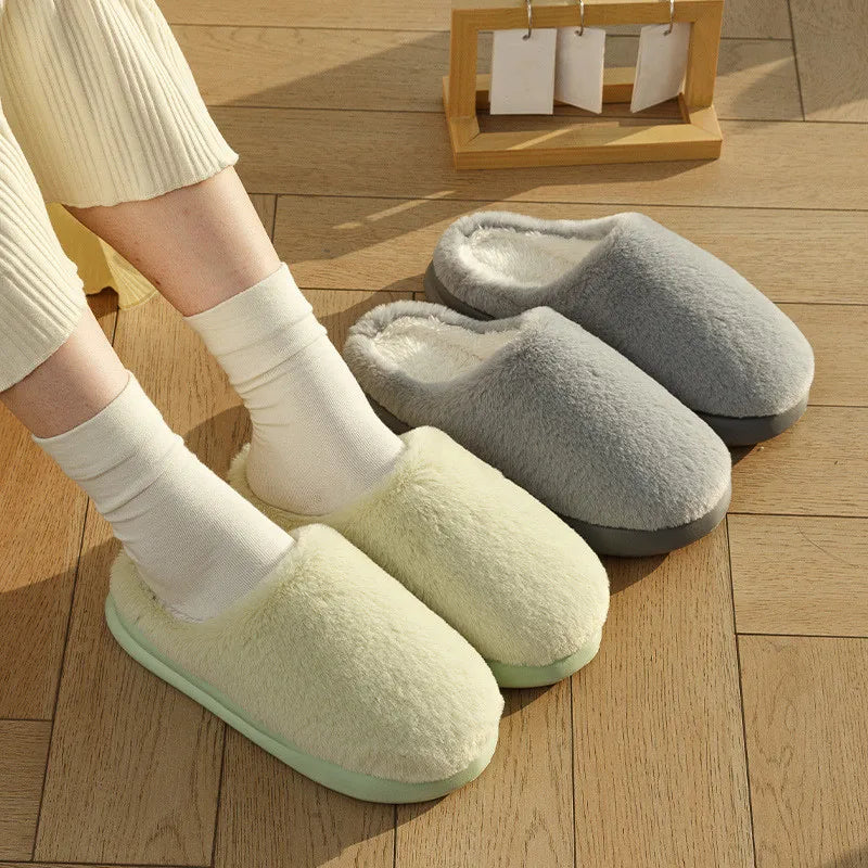 Chausson femme hiver confortable