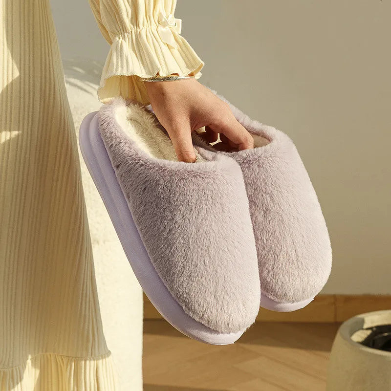 Chausson femme hiver confortable