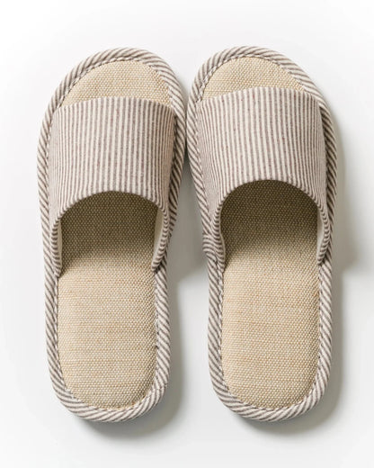 Chaussons sandales coton