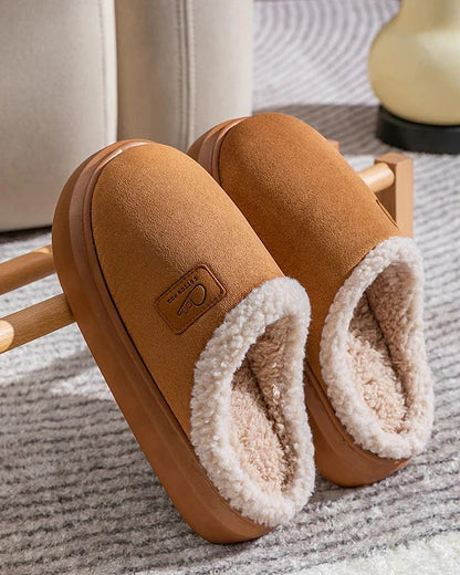 Chausson fourré confortable femme