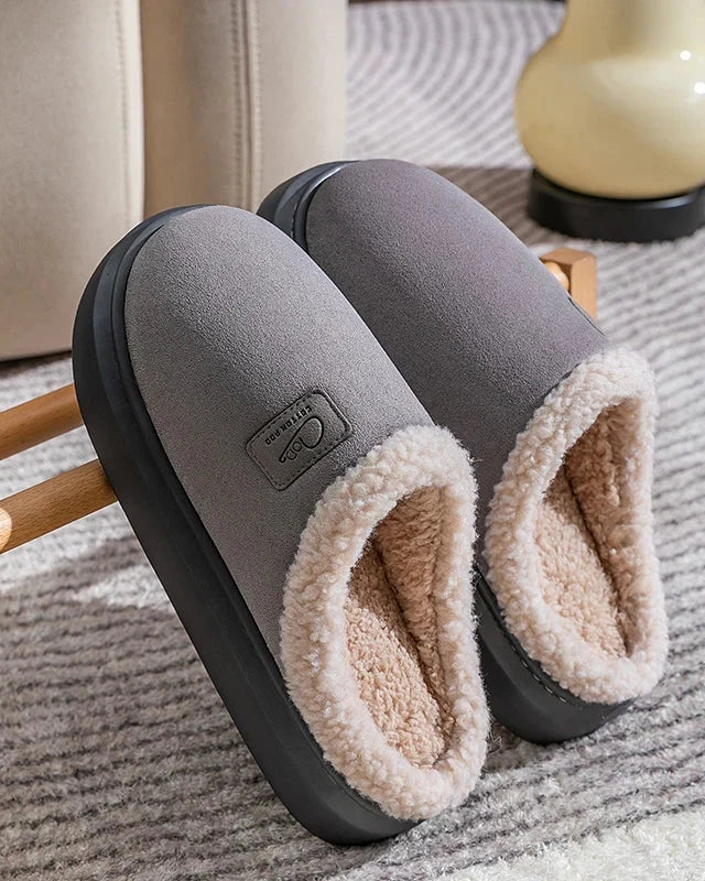 Chausson fourré confortable femme