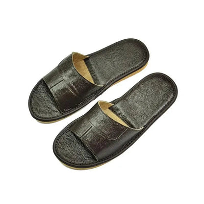 Chausson sandale homme cuir
